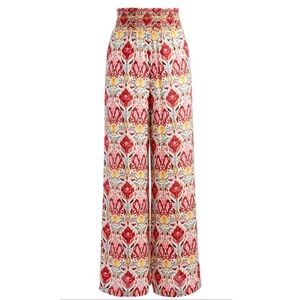 Alice + Olivia Patterned Wide Leg Pants — NWT — Vintage Market Pull On Style
